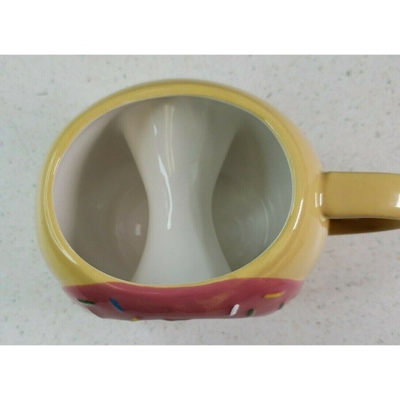 Pink Sprinkle Tag 18 oz. Donut Coffee/Tea Cup/Mug - Picture 2 of 11